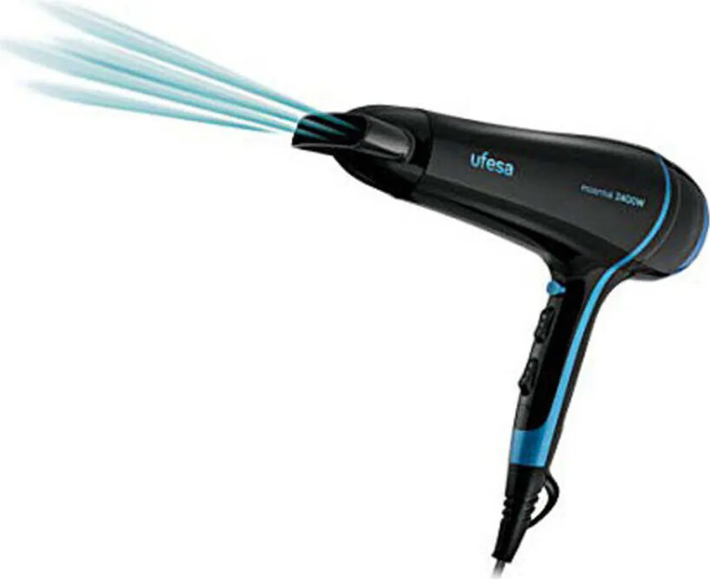 Sèche-cheveux UFESA SC8350 professionnel 2400W puissant et compact noir