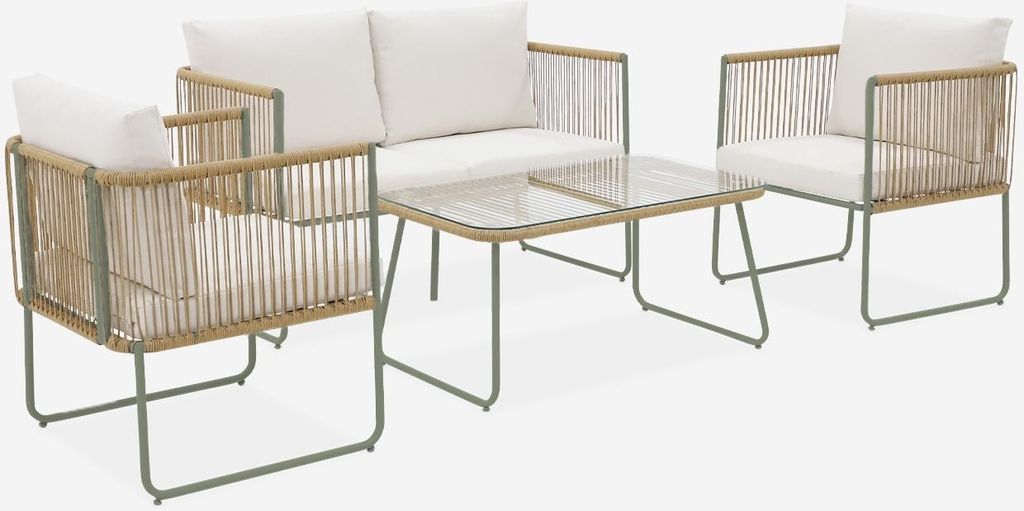 sweeek - Loungeset aus verzinktem Stahl mit Produktbild 