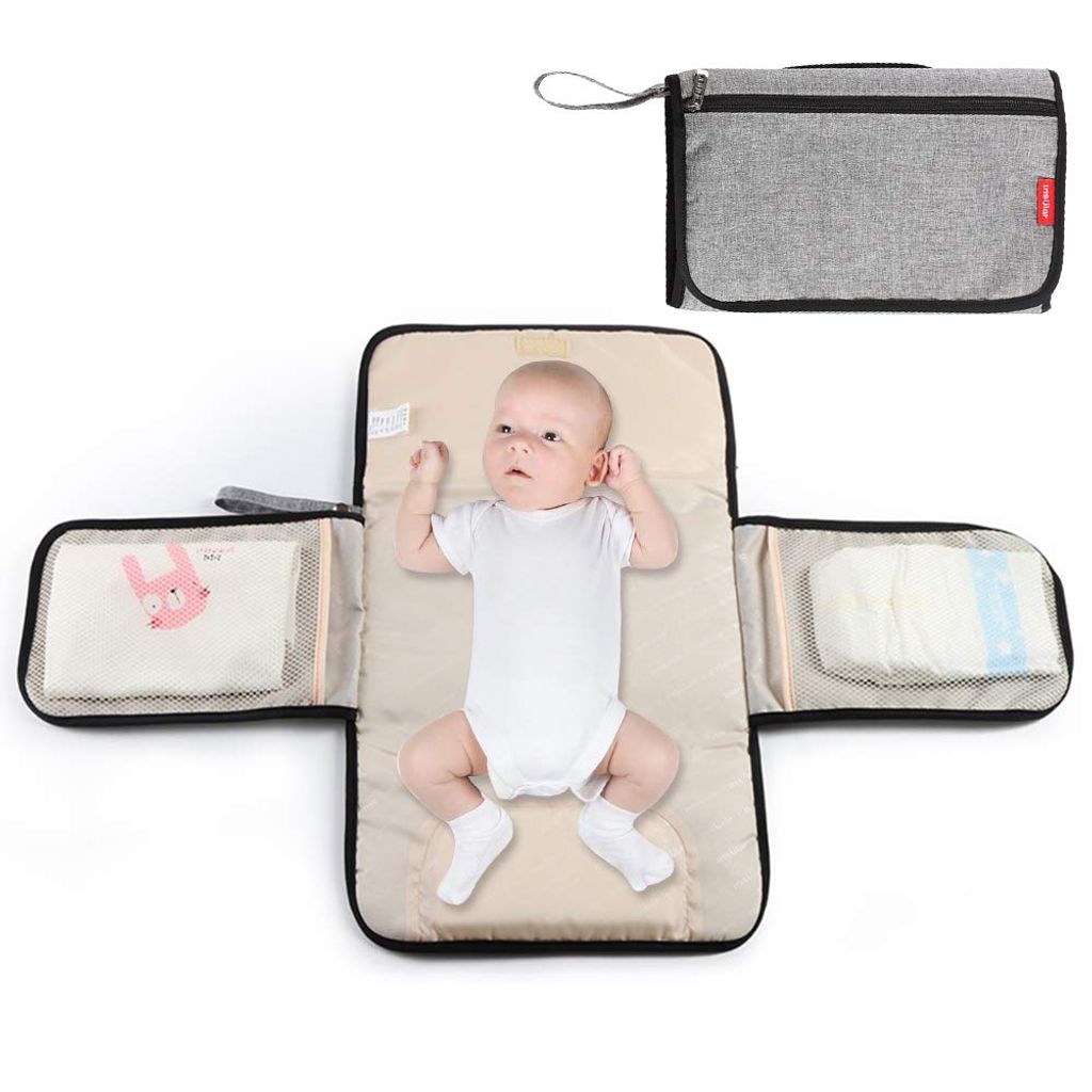 Baby Tragbare Faltwindel Wickelunterlage Wasserdichte Mat Bag Travel 