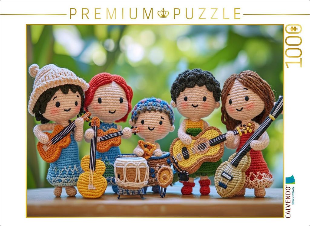 CALVENDO Puzzle Musik machen unter freiem Himmel | 1000 Teile Lege-Größe 64x48cm Foto-Puzzle für glückliche Stunden