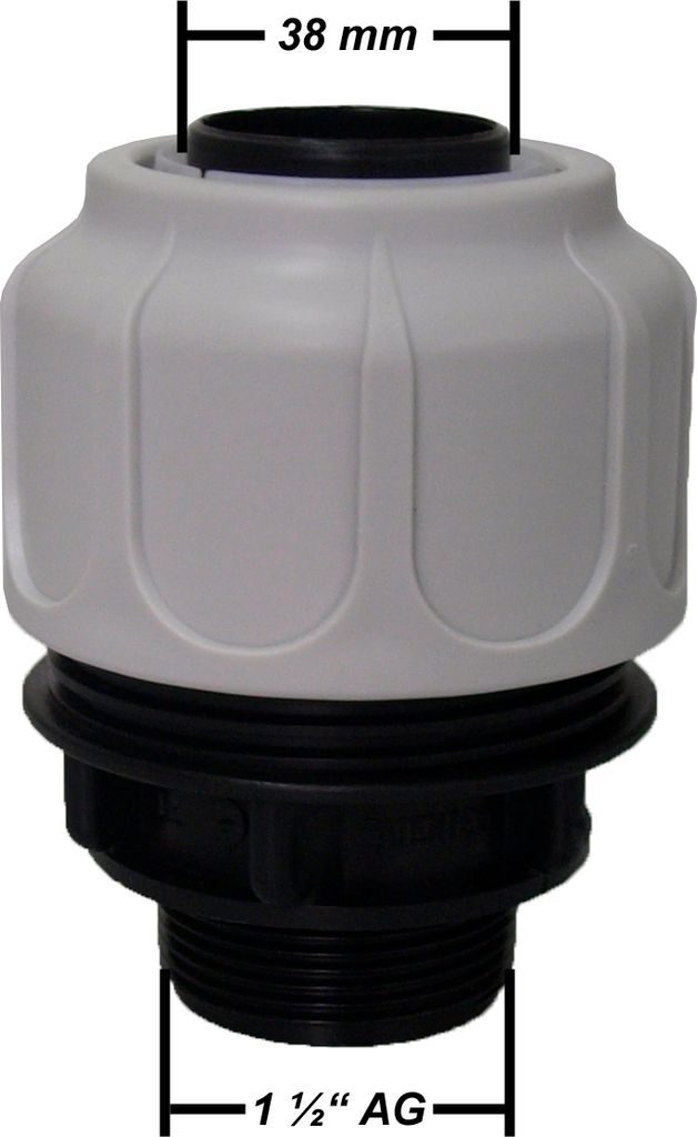 T.I.P. Schwimmbadfilter-Schlauchanschluss, 38 mm; 30967