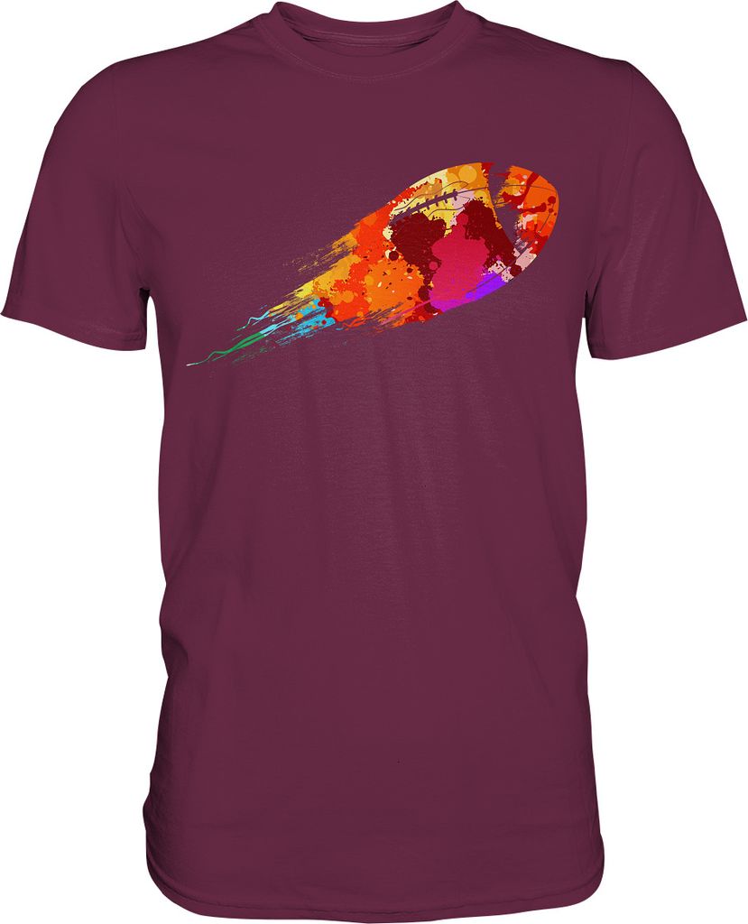 American Football T-Shirt – Burgundy / S Produktbild 