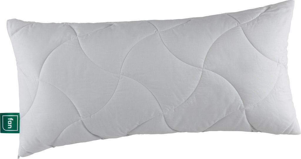 Alea by fan - Kissen gesteppt mit Reißverschluss, 40 x 80 cm