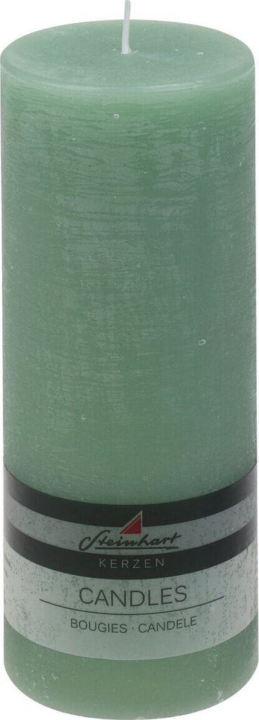 Stumpenkerze "Raureif" Salbei 200/78 mm Steinhart Kerzen in Produktbild 