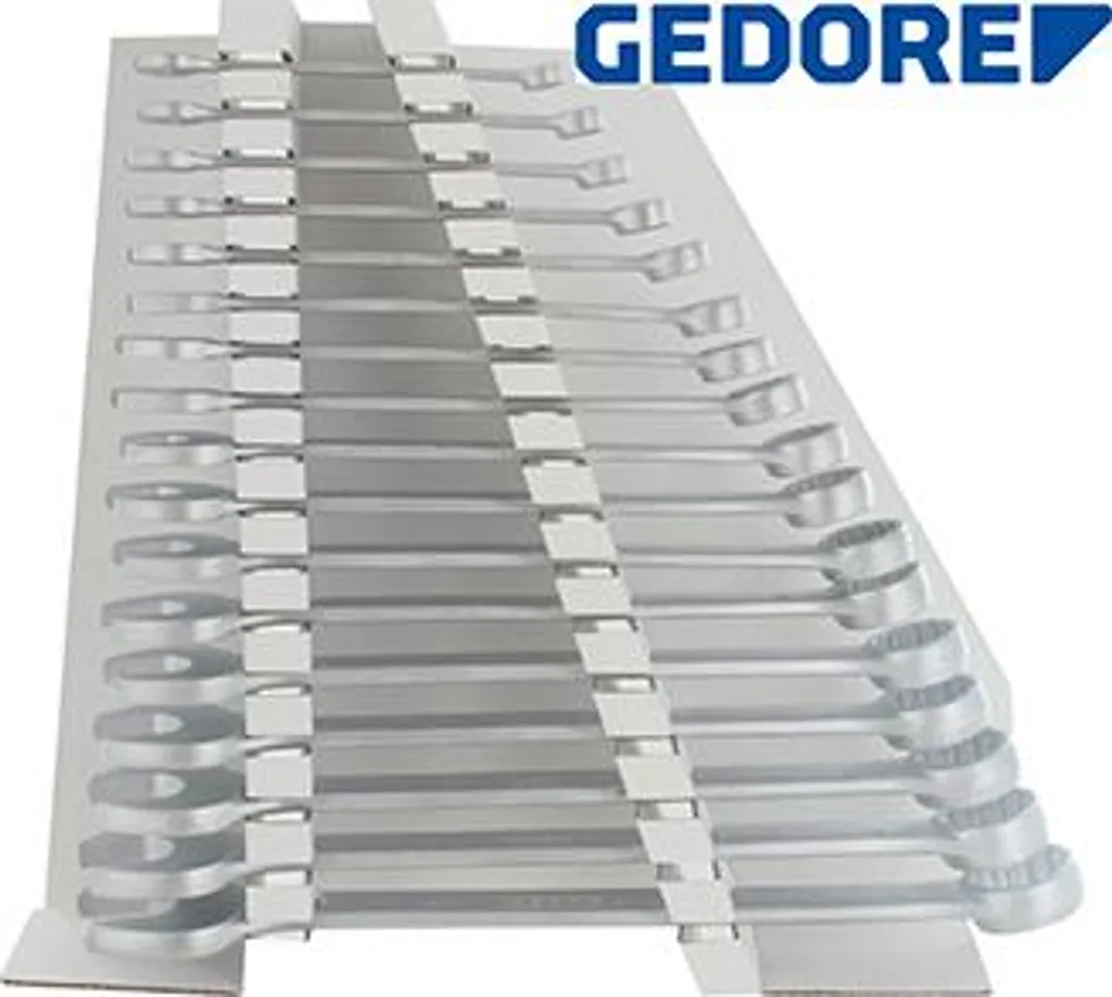 Clés mixtes Gedore 6-22 mm en acier vanadium - Set de 17 pièces pro