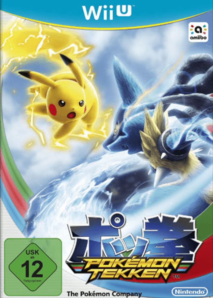 Wii U Pokémon Tekken. Wii U Software Produktbild 