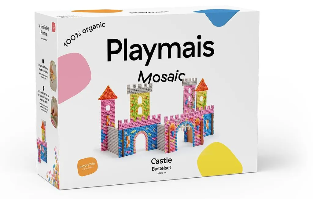 PlayMais Mosaic Castle Set 8000 pièces : Finis les Jeux Salissants !