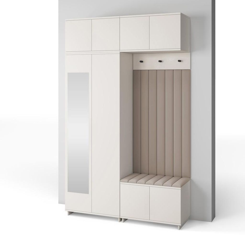 Garderoben-Set Napoli Version 11: Kleiderschrank mit Produktbild 