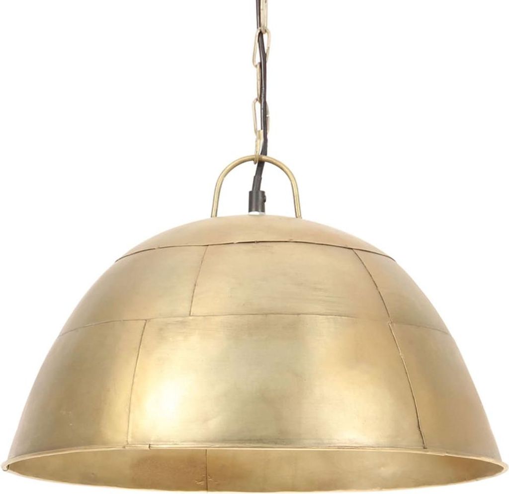 vidaXL Hängelampe Vintage Industriestil 25 W Messing Rund 41 cm E27