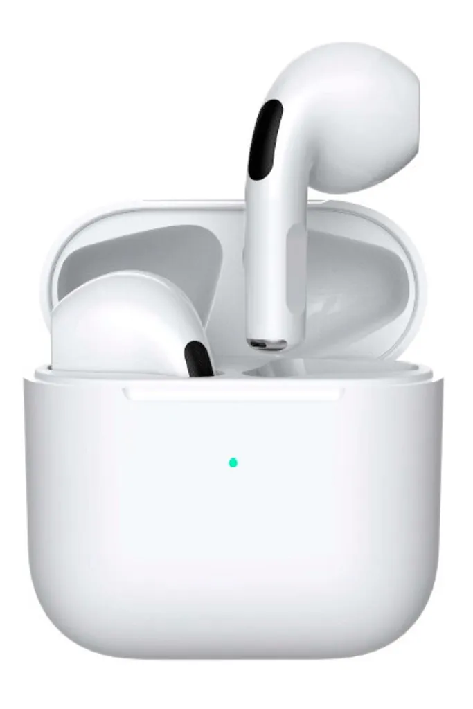 Écouteurs Bluetooth Akai intra-auriculaires Blancs Ultra Slim pour Appels