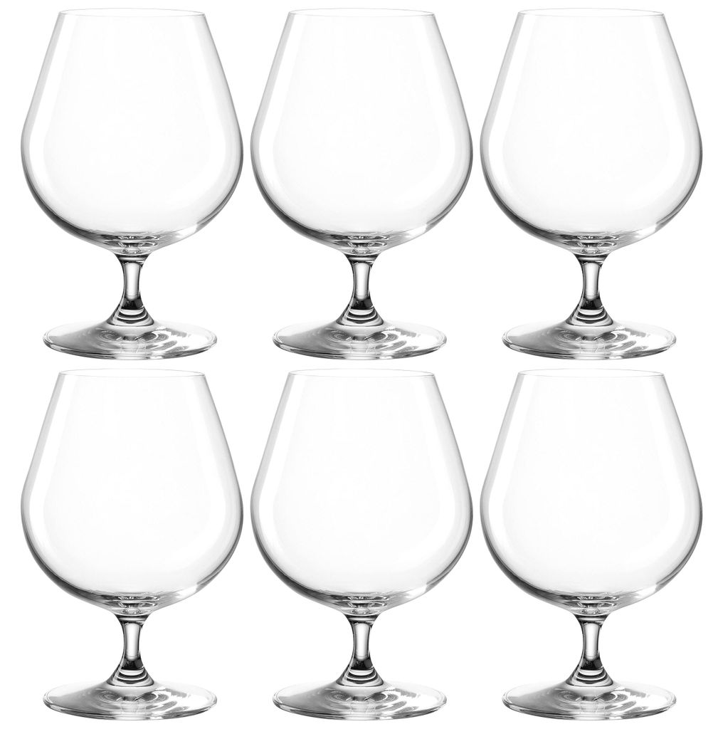 LEONARDO Ciao+, Cognacglas, Glas, Transparent, 6 Stück(e) Produktbild 