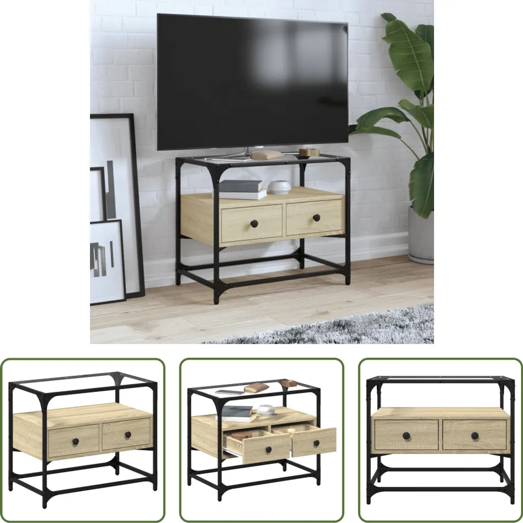 Mobiletto Porta TV 60x35x51 Rovere Sonoma | Robusto e Pratico