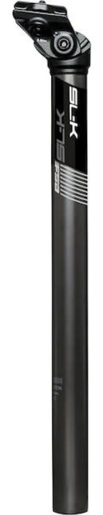 Tige de Selle FSA SL-K Carbon ITC 31.6mm : Stabilité et Ergonomie Noire