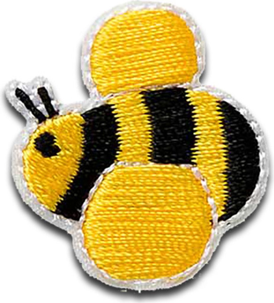 Mono Quick 02049 Biene, Bügelbild, Patch, ca. 2,6 x 2,4 cm Produktbild 