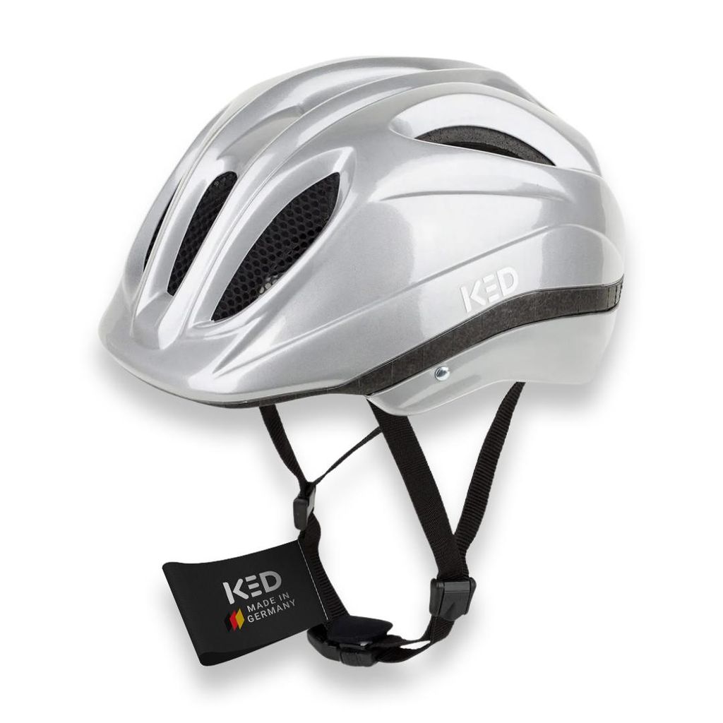 KED Meggy II K-Star Fahrrad Kinderhelm Mit Integriertem LED Licht Belüftungssystem Insektenschutz & Quicksafe Verstellsystem Farbe: Pure Größe: ...