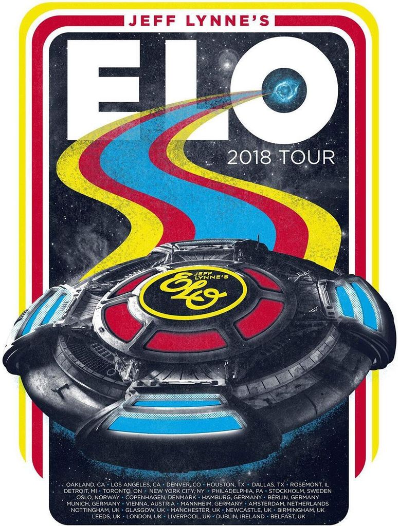Electric Light Orchestra - Poster "2018 Tour" RO9778 Produktbild 