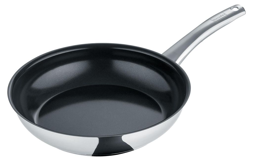 Bratpfanne 28 cm, Edelstahl, poliert - b.brilliant -frei