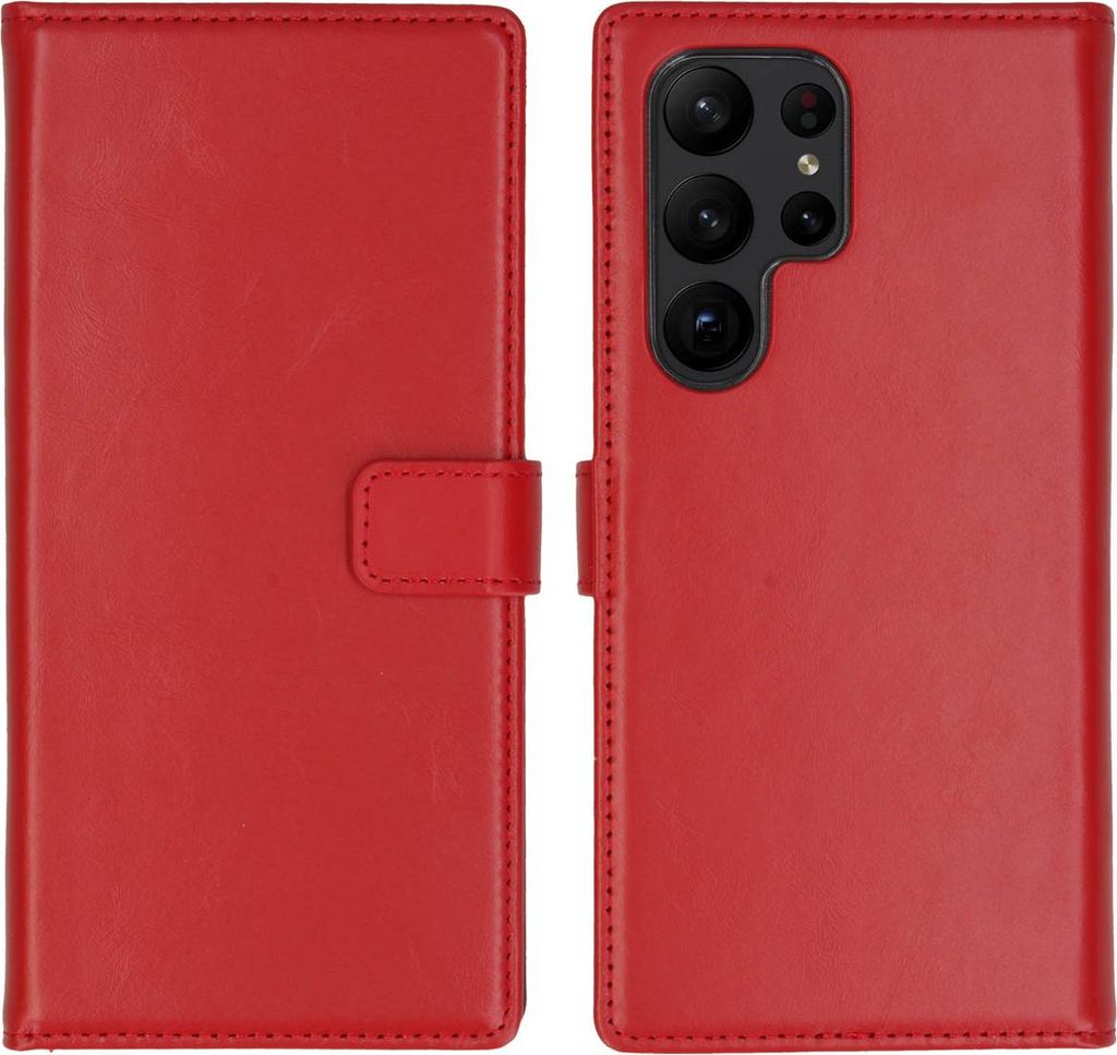 Selencia Genuine Leather Bookcase dla Samsung Galaxy S23 Zdjęcie produktu 