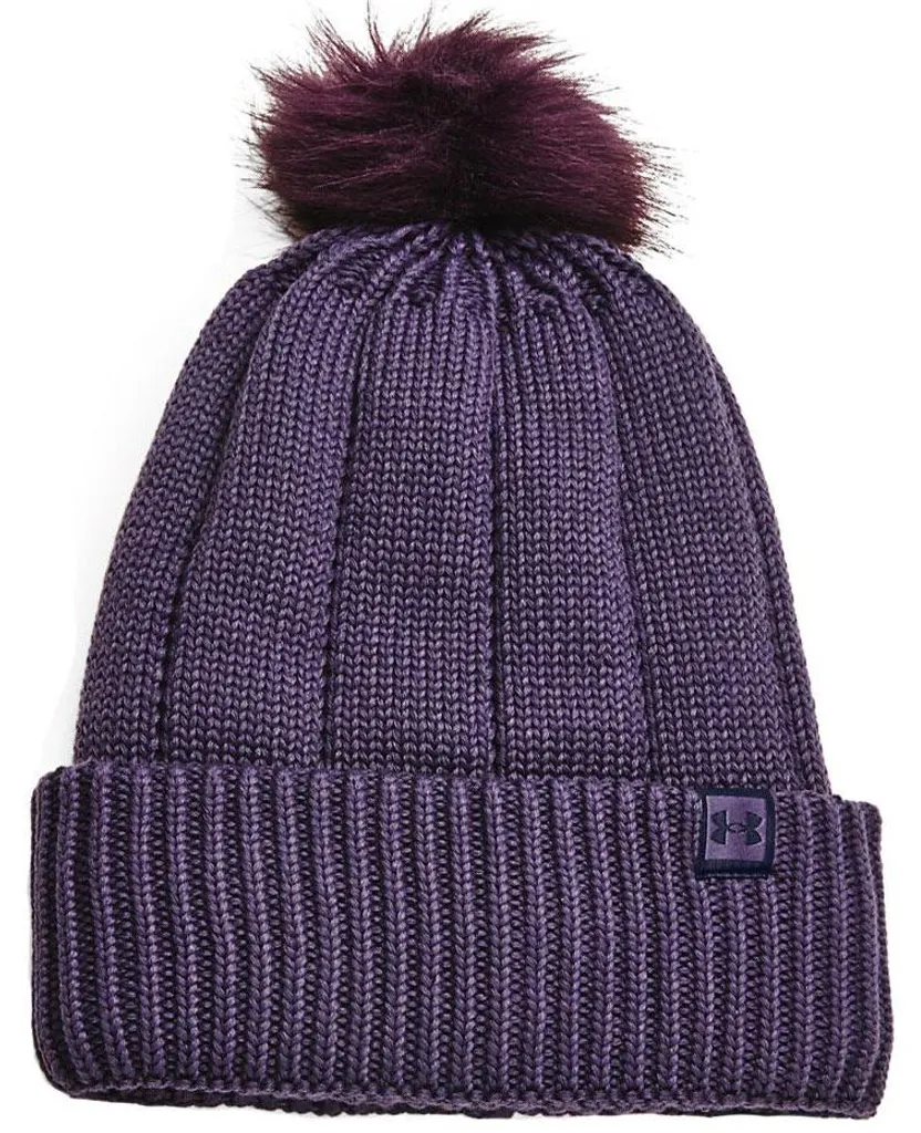 Bonnet Femme Under Armour Around Town CGI Violet Chaud et Confortable