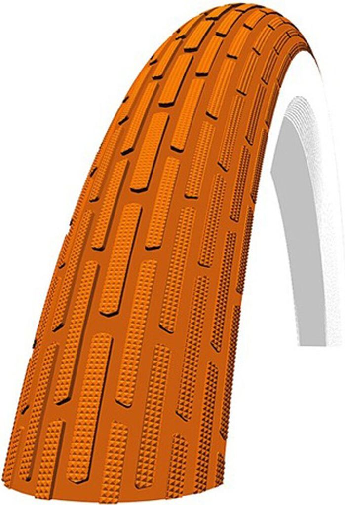 Schwalbe Fahrrad Reifen Fat Frank SBC // alle Größen + Farben, Ausführung:braun/weiß Reflex. Drahtreifen, Dimension:50-622 (28×2,00′′)