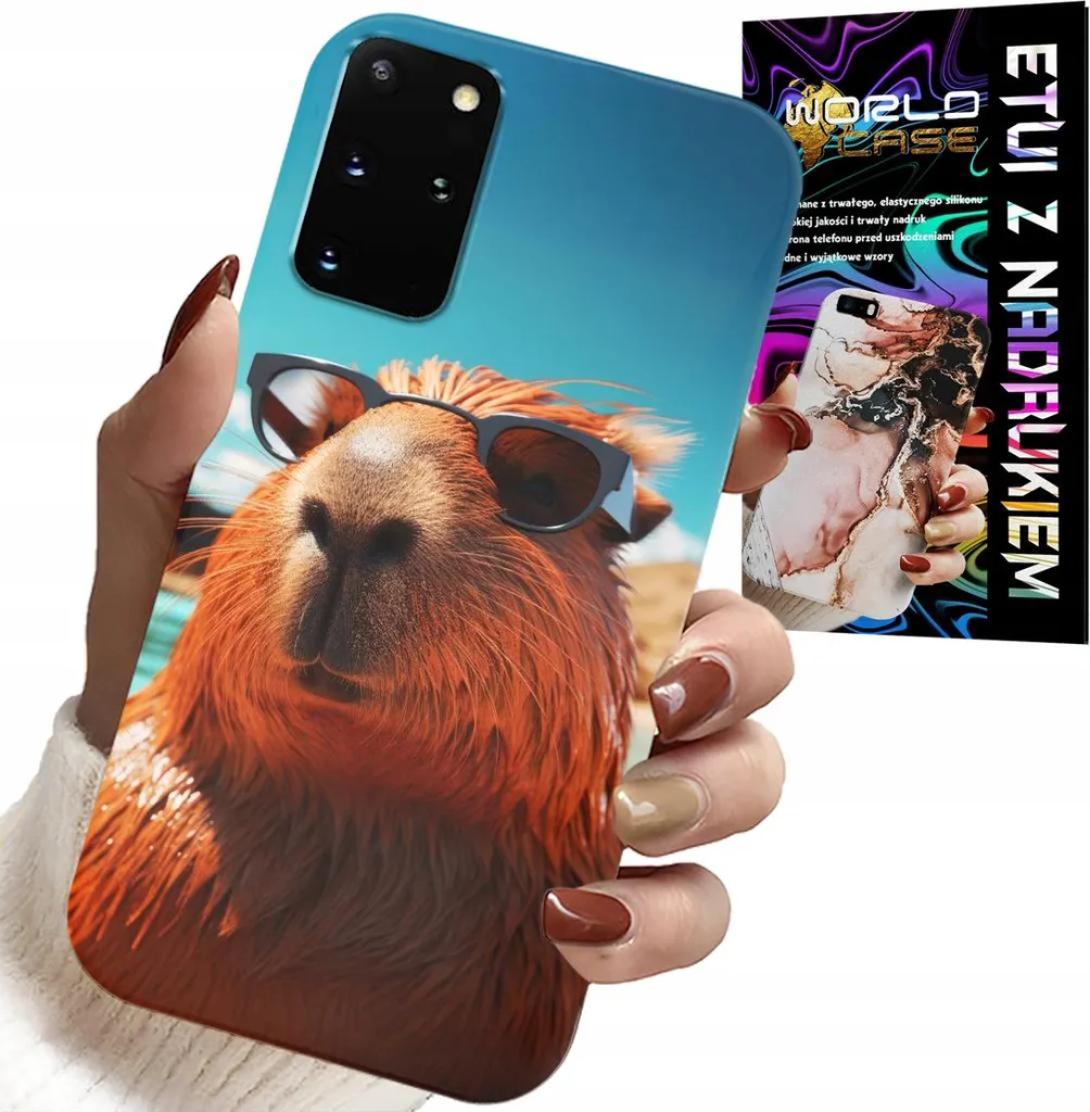 Cover Capibara per Samsung S20 Plus: Protezione TPU e Pellicola Gratis