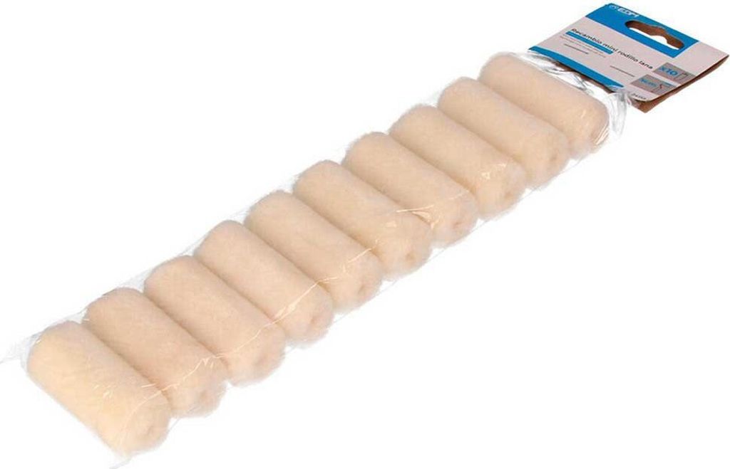 Edm Mini-wollroller Nachfüllen 50 Mm 10 Einheiten Braun  Produktbild 