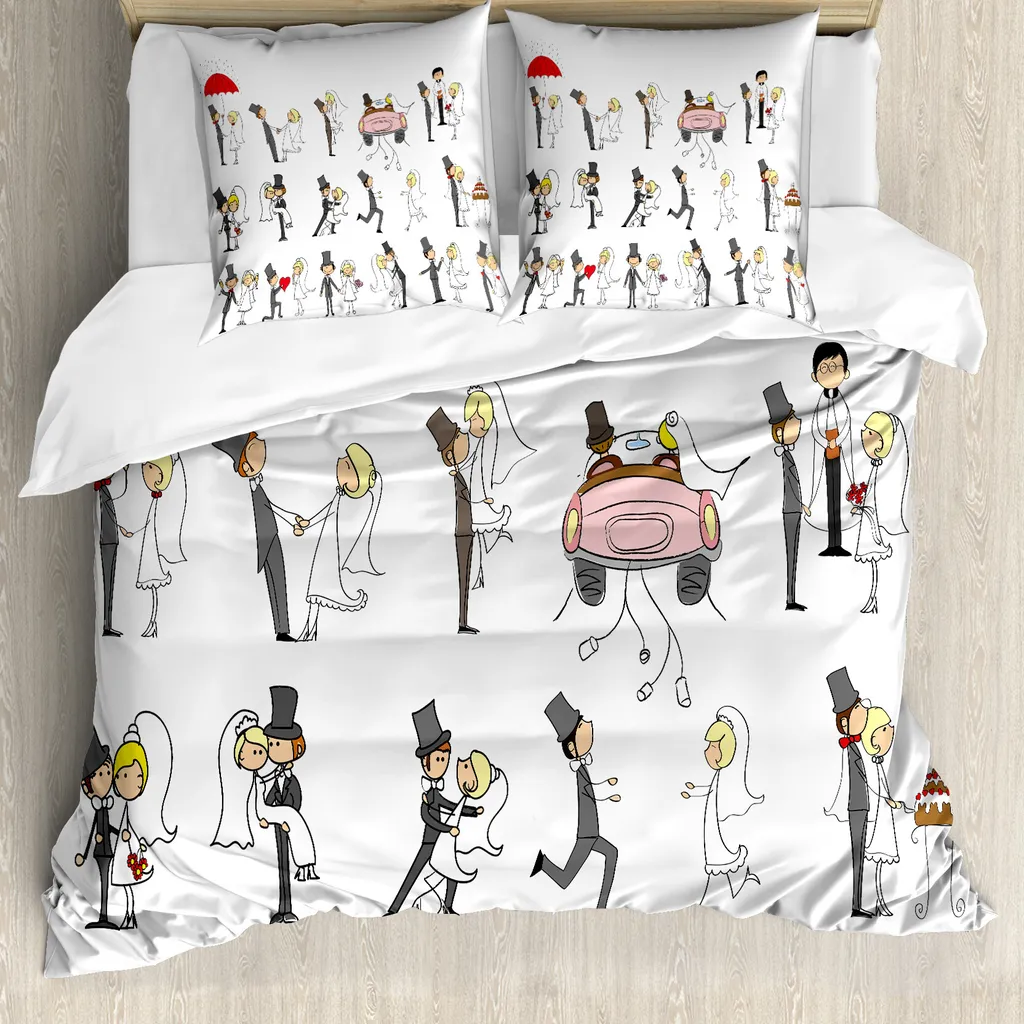 Copripiumino ABAKUHAUS Matrimoniale Divertente Antiacaro 155x220cm