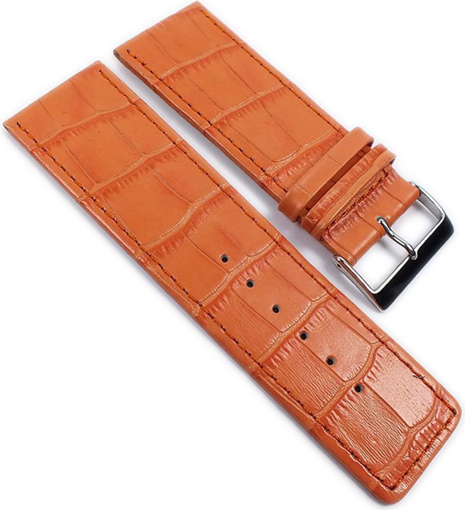 Louisiana Print Ersatzband Uhrenarmband Kalbsleder Aprikose 21771S, Stegbreite:12mm