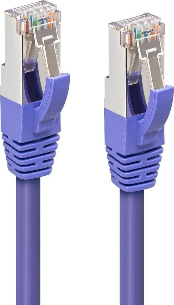 Câble Réseau Cat6a S/FTP 7.5m pour Connexion Internet Fibre Très Haut Débit