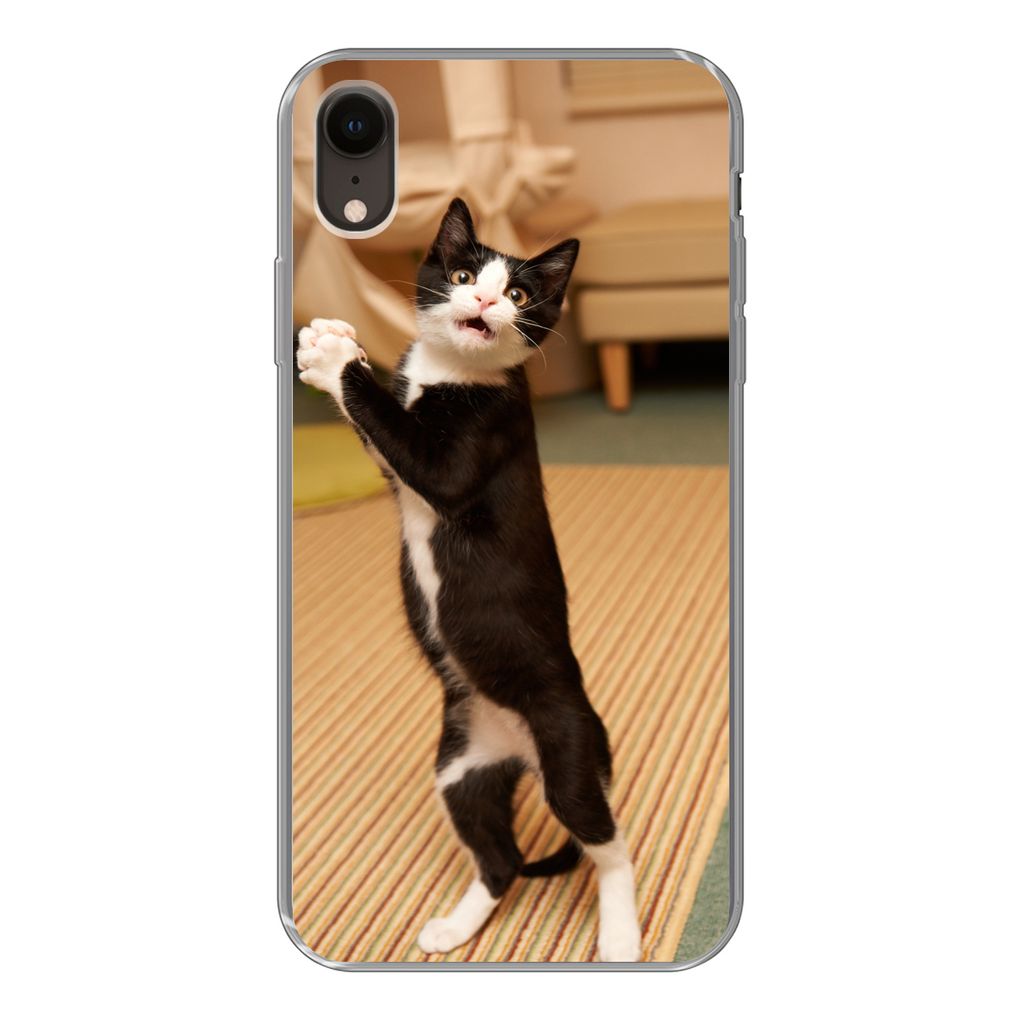 MuchoWow® Handyhülle Schutzhülle Hülle für iPhone XR Katze Produktbild 