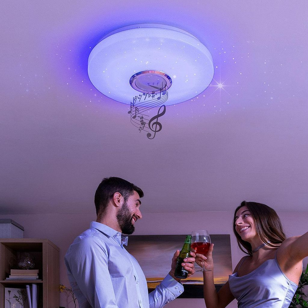 Stropní svítidlo LED s reproduktorem Lumavox InnovaGoods Obrázek produktu 