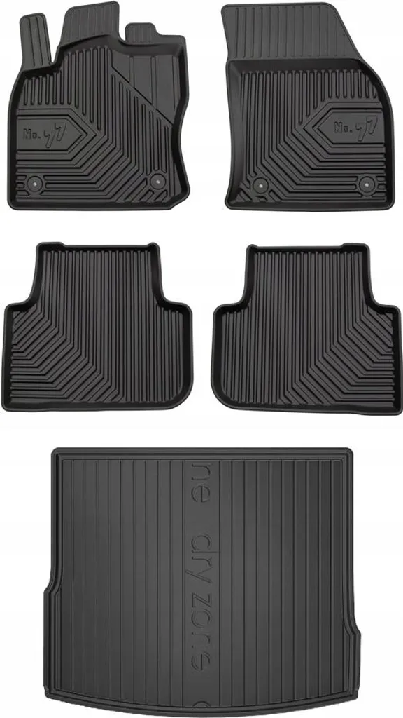 SET 77 Tappetini VW Tiguan 2 (2015-): Proteggi l'Auto dai Bambini!
