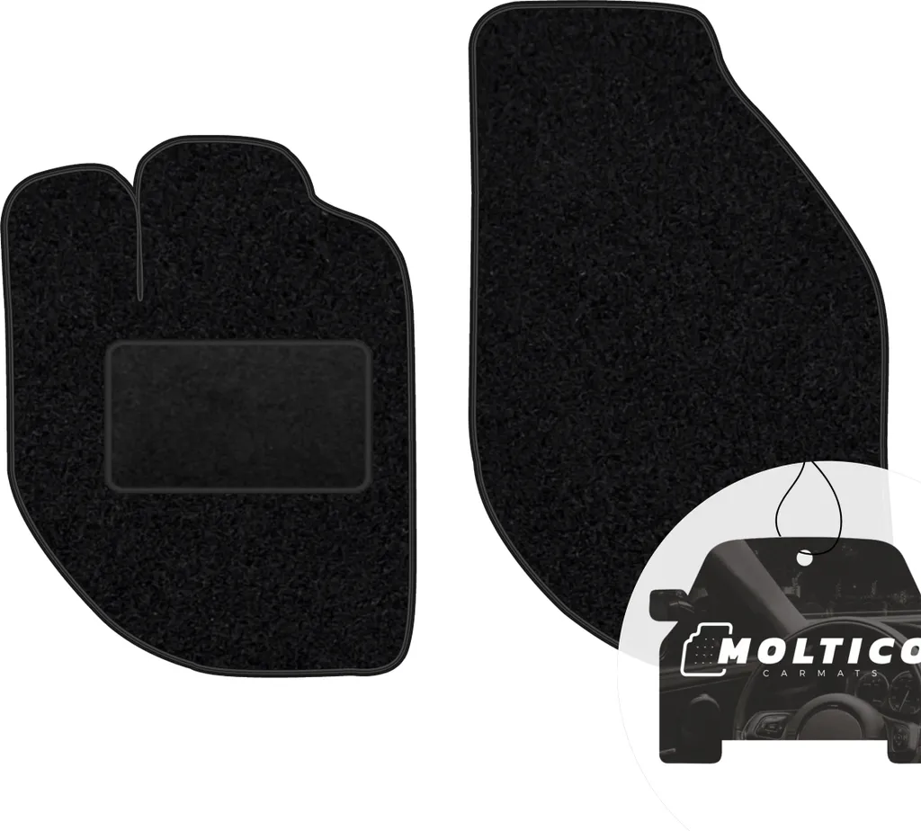 Tappetini Auto per Volvo S70 1997-2000 - Set 2 Anteriori in Velluto Nero