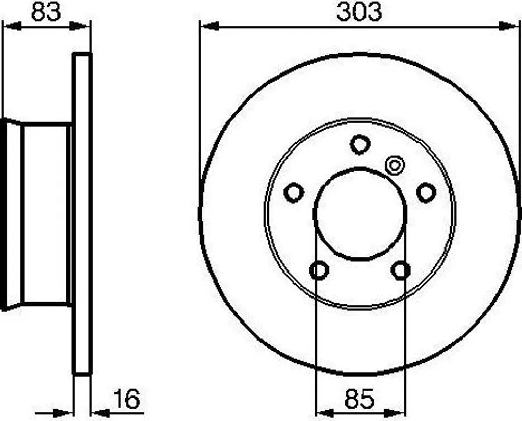 Disque de Frein Bosch 0986478189 Ventilé Haute Performance Classe G
