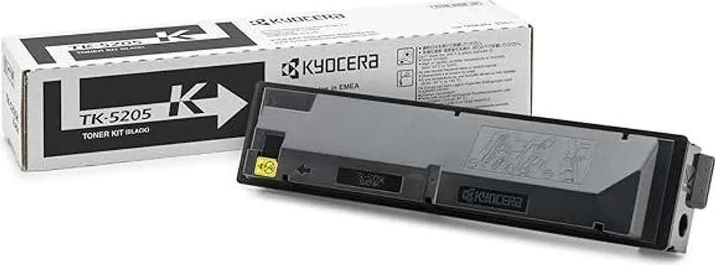 Kyocera TK-5205K Toner nero. Cartuccia toner originale 1T02R50NL0. Toner per stampante compatibile con TASKalfa 356ci. Toner per stampante per un massimo di 18000 pagine.