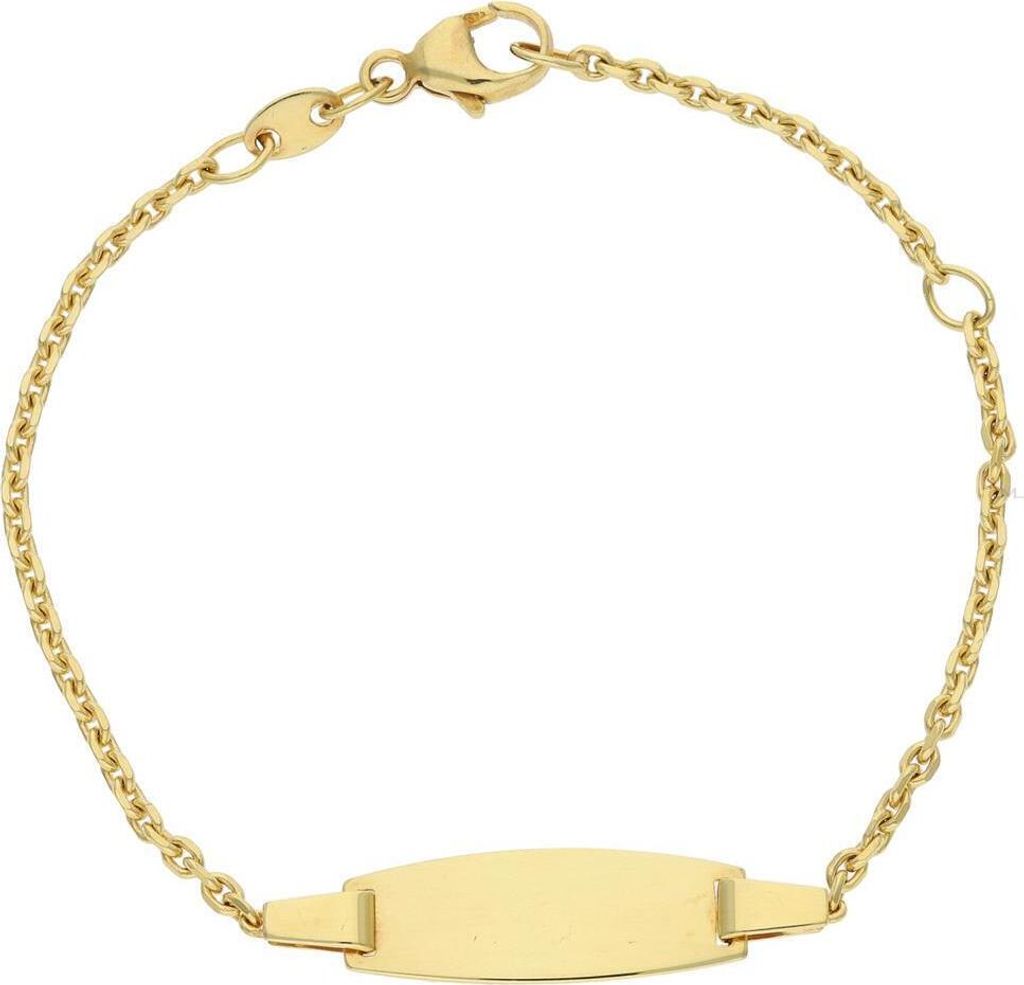 JuwelmaLux Kinder Gravurarmband 585 Gold JL30-03-3158 14 cm
