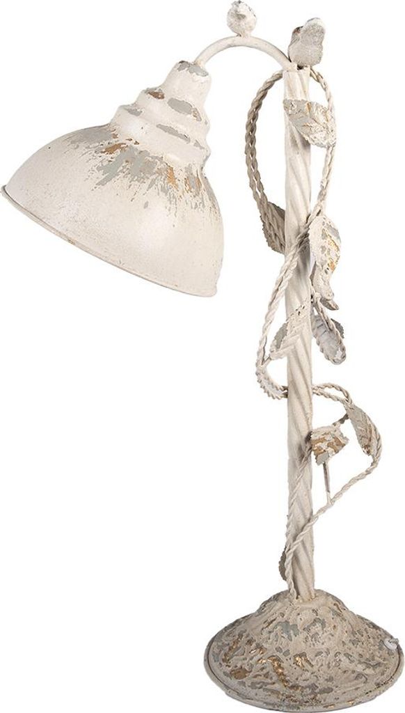 Clayre & Eef Tischlampe 35x19x62 cm Beige Metall