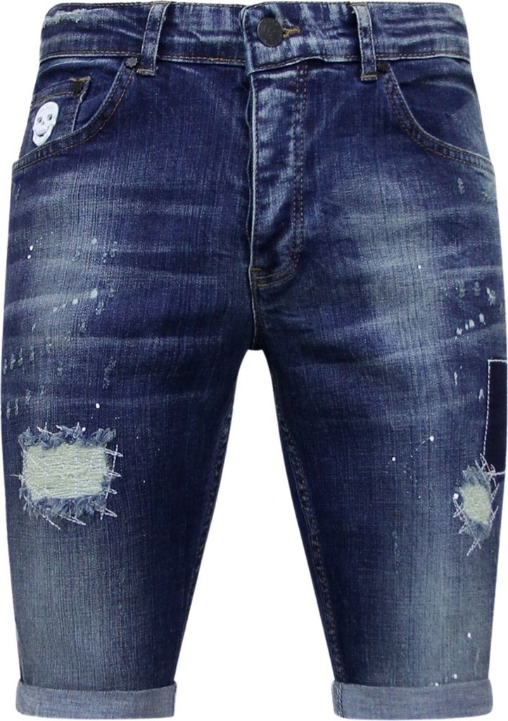 Stretch Shorts Farbspritzer - 32