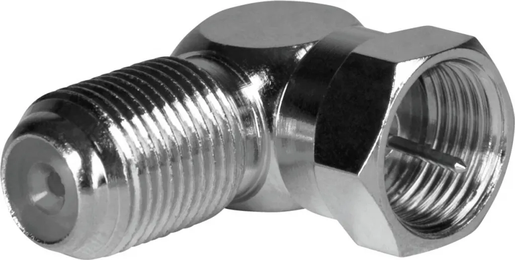 Connecteur F coudé TechniSat 0001/3318 lot de 50 pour installation Sat