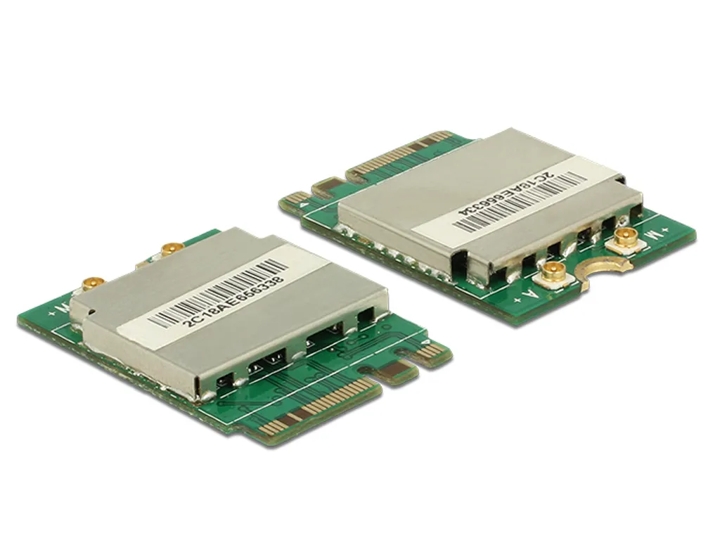 Modulo Rete Delock M.2 A+E | WLAN 11ac & Bluetooth 4.0 | 95254