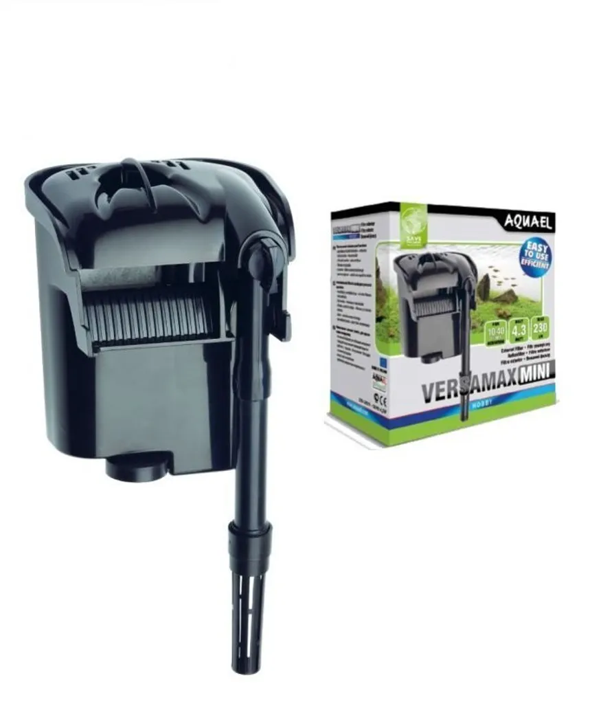 Aquael VERSAMAX Mini Filtro a Zainetto | Design per Nano Acquari