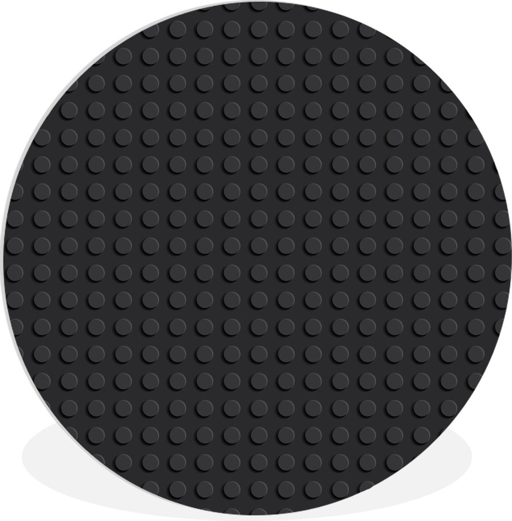 MuchoWow Rundes Wandbild - Runde Bilder Bild - Schwarz Ø 60 cm Kreis Wanddekoration Kunststoff - Wandkreis - Wandschmuck - Wand Kreis - Das Schl...