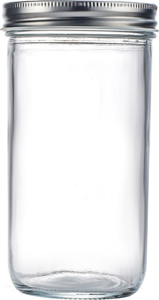 300/400/500/650 ml versiegeltes Glasgefäß mit luftdichtem Schraubdeckel, großes Fassungsvermögen, transparent, multifunktional, für Obst, Marm...