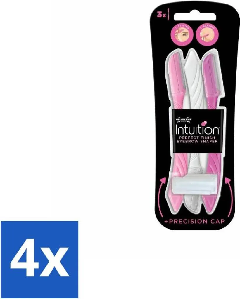 Wilkinson Intuition Ricariche per Sopracciglia 4 pz - Dolcezza e Precisione