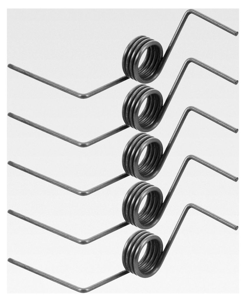 5 Stück Metall-Torsionsfedern für Kühlschranktüren – 1,2 mm Draht, 10,5 mm Außendurchmesser, langlebige Ersatzteile für Kühl- und Gefrierk...