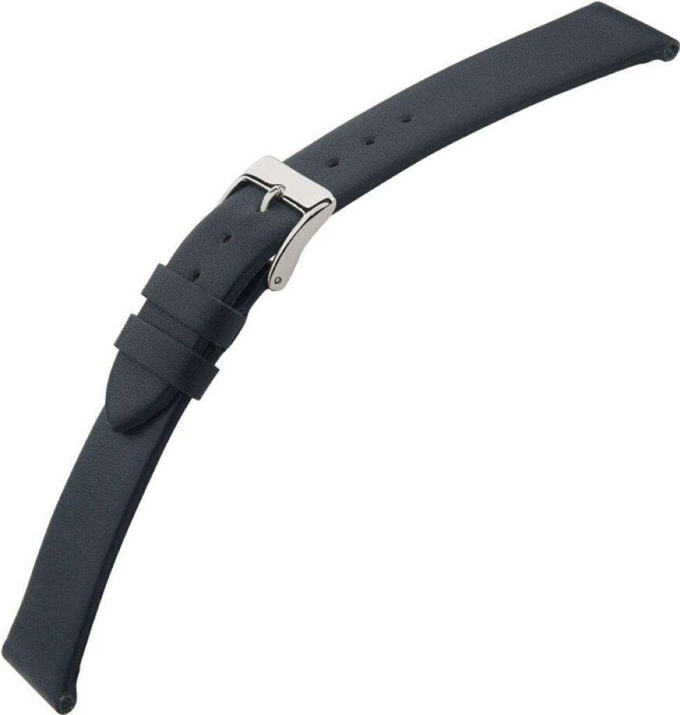 Minott Uhrenarmband Leder glatt blau Verlauf Dornschließe, Produktbild 