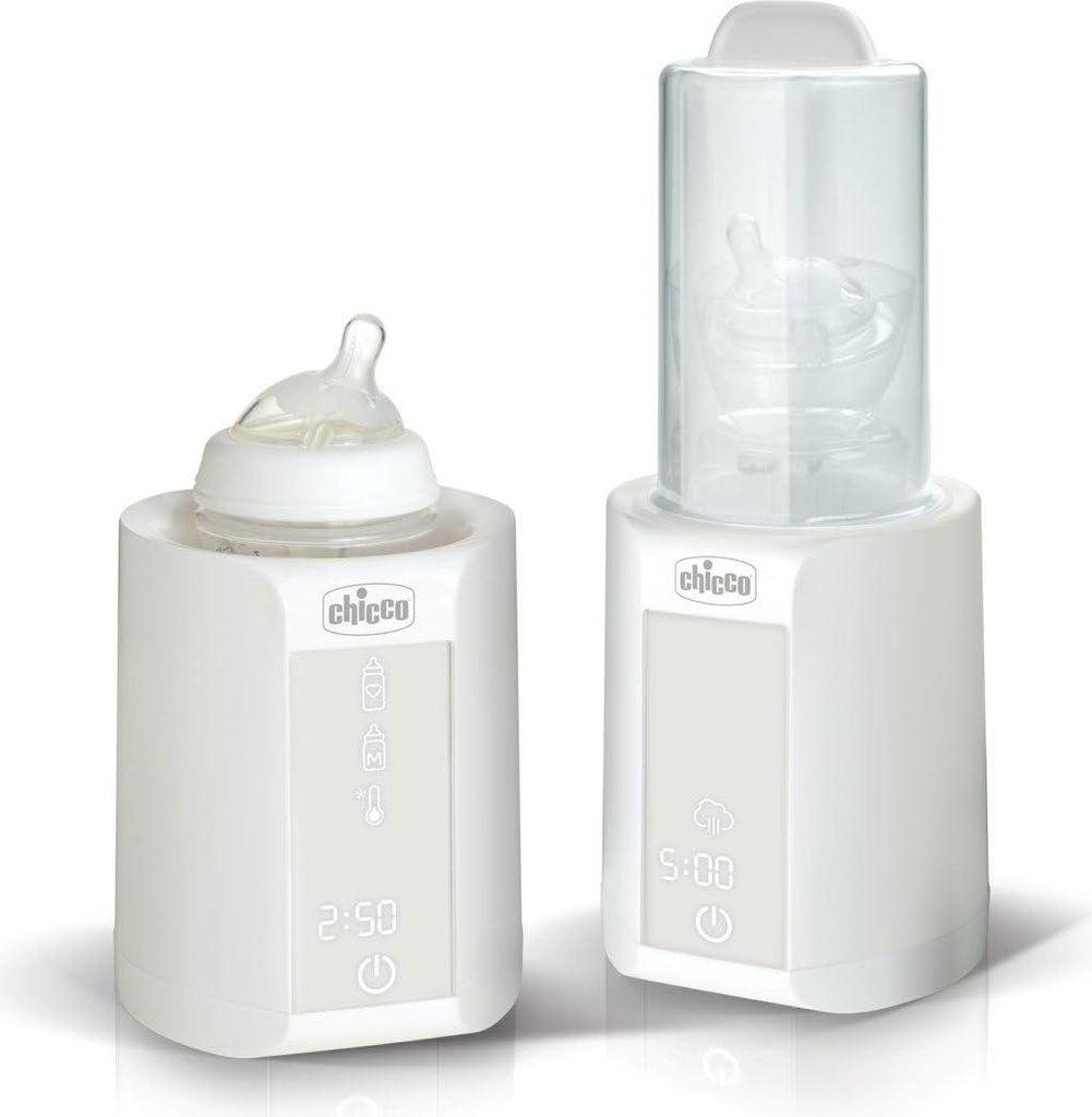 Chicco Babykostwrmer und Flaschenwrmer 2in1, Timer und Produktbild 