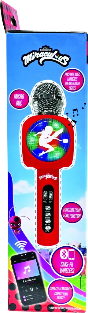 Microfono Divertente Per Bambini Con Effetto Eco – Voice Changer, Senza Batterie, 18,5 Cm, Colori Arancione/verde/rosa, Regalo Musicale Per Feste
