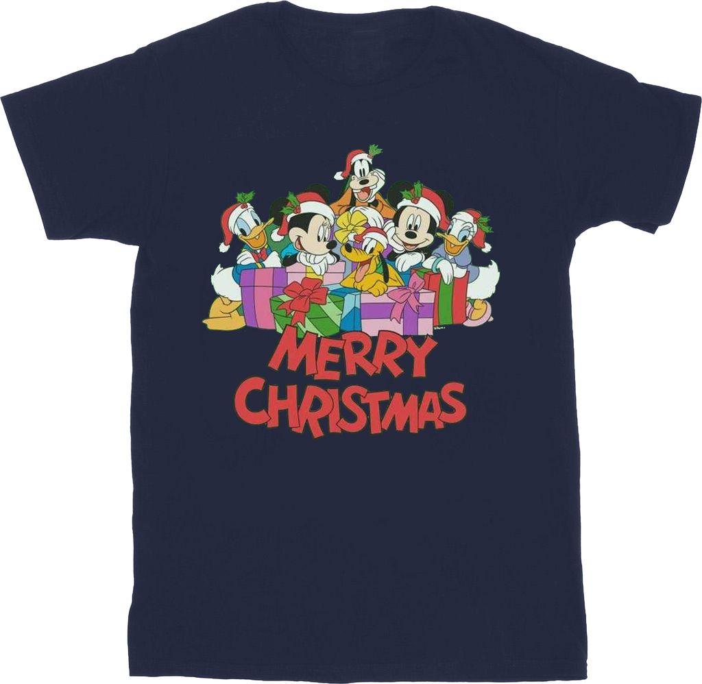 Disney - "Mickey Mouse and Friends" T-Shirt für Herren BI41180 (S) (Marineblau)