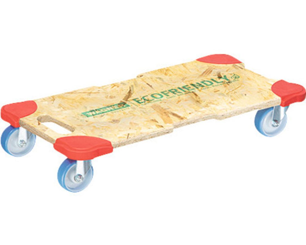 WAGNER Transporthilfe OSB PROTECTION - 59 x 29 x 11 cm, softe Rollen Ø 75 mm, Tragkraft 250 kg - 20132201